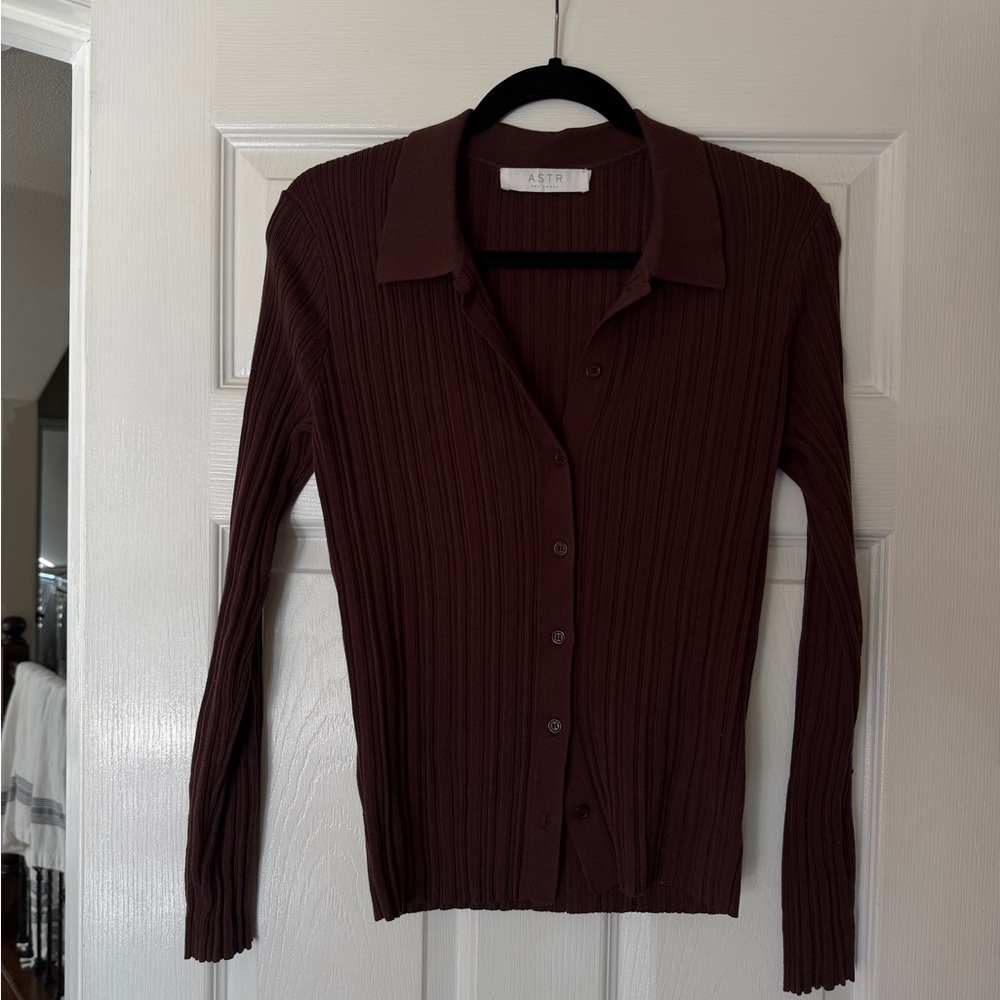astr brown top